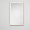 Černé závěsné zrcadlo s LED osvětlením Nova Luce Deca 120 x 70 cm -fv-interier-25