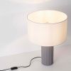 Šedá stolní lampa Nova Luce Ammos