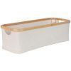 Béžový bavlněný úložný box Quax Stella 60 x 24 cm