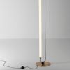 Černá kovová stojací LED lampa Nova Luce Wetro 150 cm