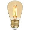 Zlatá stmívatelná LED žárovka Teardrop E27 2W