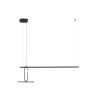 Černé závěsné LED světlo Nova Luce Gea 100 cm