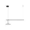 Černé závěsné LED světlo Nova Luce Gea 100 cm