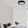 Černé kovové stropní LED světlo Nova Luce Oby 60 cm -fv-interier-25