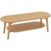 Dřevěný konferenční stolek J-line Bamari 120 x 45 cm