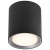 Černé kovové stropní LED světlo Landon Smart 12,5 cm