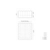 Béžová čalouněná dvoulůžková postel MICADONI Lupine 160 x 200 cm s úložným prostorem