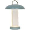 Zelená kovová stolní LED lampa Mirano