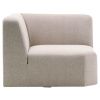 Béžový rohový modul Kave Home Neom 89 x 89 cm