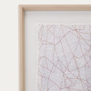 Bílý abstraktní obraz Kave Home Durkan 40 x 30 cm -fv-interier-25