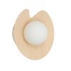 Dřevěné nástěnné světlo Kave Home Wilara 11 cm