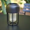 Černá kovová solární LED lampa Light No. 1 -fv-interier-25