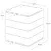 Černý plastový organizér na šperky Yamazaki Tower 9 x 9 cm