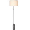 Šedá mramorová stojací lampa Gubi Gravity 155 cm