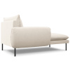Béžová bouclé lenoška Cosmopolitan Design Vienna 170 cm, levá