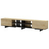 TV stolek Marckeric Cequoia 230 x 35,5 cm s dubovým dekorem