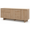 Komoda Marckeric Carpi 180 x 45 cm s dubovým dekorem