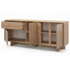 Komoda Marckeric Carpi 180 x 45 cm s dubovým dekorem