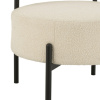 Bílé bouclé křeslo Fluffy -fv-interier-25