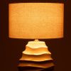 Béžová keramická stolní lampa Wave 68 cm -fv-interier-25
