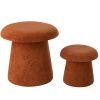 Set dvou hnědých stoliček Mushroom 60/37,5 cm