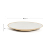 Béžový keramický dezertní talíř Kave Home Azir 23 cm