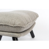 Světle šedá látková podnožka ZUIVER LAZY SACK