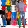 Bílý odkládací stolek Zig Zag ⌀36 cm -fv-interier-25