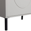 Šedá dřevěná šatní skříň Xina 202 x 110 cm -fv-interier-25