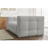 Světle šedá bouclé rozkládací pohovka Cloud 228 cm