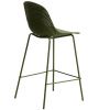 Zelená plastová barová židle kave home Quinby 65 cm