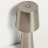Stříbrná kovová zahradní stolní LED lampa Kave Home Arenys S -fv-interier-25