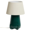Zelená keramická stolní lampa Kave Home Odra