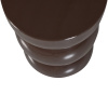 Hnědý kovový odkládací stolek Breno ø 30 cm -fv-interier-25