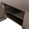 Šedý borovicový TV stolek Root 200 x 45 cm -fv-interier-25