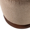 Hnědá otočná bouclé stolička Islen ø 39 cm -fv-interier-25