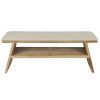 Dřevěná lavice Housecraft Living Djia 110 cm s béžovým sedákemDřevěná lavice Housecraft Living Djia 134 cm s béžovým sedákem