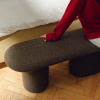 Hnědá bouclé lavice Rull 130 cm -fv-interier-25