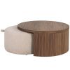 Set taburetu a konferenčního stolku Richmond Windsor Ø90 cm