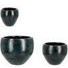 Set tří kovových zahradních květináčů Bizzotto Nirad Ø39/53/70 cm