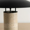 Béžovo-černá stolní lampa Angel Cerdá No. 8116 -fv-interier-25