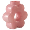 Růžová skleněná váza BLOMSTRA 22 cm