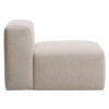 Hnědé křeslo Kave Home Blok 90 cm