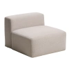 Hnědé křeslo Kave Home Blok 90 cm