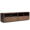 Hnědá komoda Kave Home Helvine 200 x 40 cm