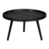 Černý dřevěný konferenční stolek Mesa 60 cm