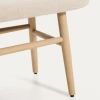 Béžová čalouněná dubová lavice Kave Home Helda 122 cm -fv-interier-25