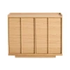 Dubová komoda Kave Home Onix 100 x 45 cm