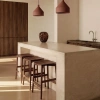 Hnědá dřevěná barová židle Kave Home Evera 66 cm -fv-interier-25