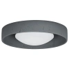 Šedé venkovní stropní LED světlo Nova Luce Moss 37 cm